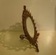 Ornate Antique Vintage Vanity Dresser Cherub Angel Mirror Oval Bevel Glass Easel 1800-1899 photo 5