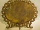 Ornate Antique Vintage Vanity Dresser Cherub Angel Mirror Oval Bevel Glass Easel 1800-1899 photo 7
