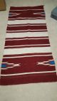 Vintage Handmade Geometric Native American Navajo Maybe Wool Rug 64 