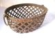 Antique Iron Fruit Basket,  Collectible Primitives photo 2