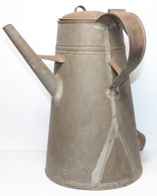 Civil War Era & Earlier 1830s - 1860s Tin Coffee Pot Choice photo