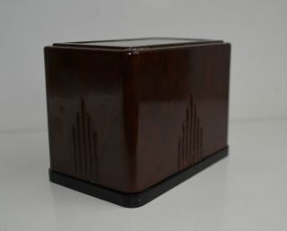 And Collectable Art Deco Bakelite Wanup Mystic Box Made In England photo