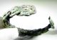 Very Rare Viking Bronze Twisted Bracelet - Arm Ring - - Cd34 Roman photo 5