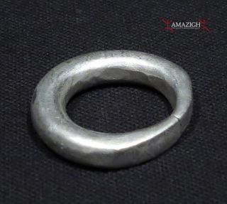 Old Solid Sterling Silver Ring - Fulani Peul Fulbe - Mali photo