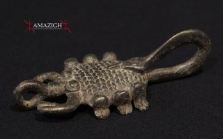 Lobi Bronze Amulet - Scorpion - Burkina Faso photo