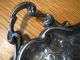 Antique Figural Woman Female Art Nouveau Crumb Pan Ashtray Butler Derby Art Nouveau photo 5