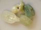 4 Vintage Chinese Carved Hardstone Beads & Pendants,  Frogs & Turtle Necklaces & Pendants photo 1