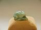 4 Vintage Chinese Carved Hardstone Beads & Pendants,  Frogs & Turtle Necklaces & Pendants photo 2