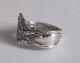 Sterling Silver Spoon Ring - Wallace / Carnation - Size 8 (7 To 9) - C.  1908 Flatware & Silverware photo 1