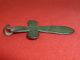 Rare Roman Ancient Bronze Cross - Coiled Amulet / Pendant Circa 200 - 300 Ad - 1447 Other Antiquities photo 7