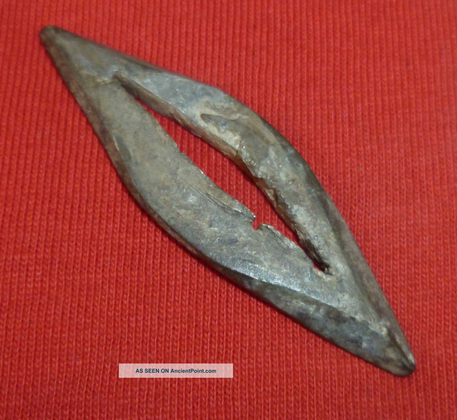 Roman Ancient Silver Handle End Military / Battle Knlfe 300 - 400 Ad - 1468 - Roman photo