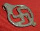 Roman Ancient Silver Amulet / Pendant - Swastika Circa 100 - 200 Ad - 1379 Roman photo 5
