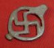 Roman Ancient Silver Amulet / Pendant - Swastika Circa 100 - 200 Ad - 1379 Roman photo 7