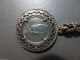 Vintage Sterling Silver 925 Key Ring Chain Islamic Coin Holder Islamic photo 4
