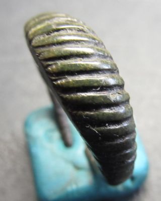 Ancient Bronze Viking Ring.  D1. photo