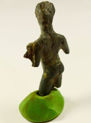 Ancient Roman Bronze Statuette Figurine - Rare Ancient Artifact photo