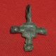 ^ Viking / Nordic Ancient Bronze Cross / Amulet / Pendant Circa 700 - 800 Ad - 1495 Scandinavian photo 1