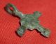 ^ Viking / Nordic Ancient Bronze Cross / Amulet / Pendant Circa 700 - 800 Ad - 1495 Scandinavian photo 4