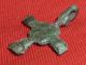 ^ Viking / Nordic Ancient Bronze Cross / Amulet / Pendant Circa 700 - 800 Ad - 1495 Scandinavian photo 5