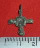 ^ Viking / Nordic Ancient Bronze Cross / Amulet / Pendant Circa 700 - 800 Ad - 1495 Scandinavian photo 8