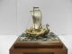 Silver960 (phoenix) The Japanese Treasure Ship.  140g/ 4.  94oz.  Takehiko ' S Work Other Antique Sterling Silver photo 3