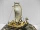 Silver960 (phoenix) The Japanese Treasure Ship.  140g/ 4.  94oz.  Takehiko ' S Work Other Antique Sterling Silver photo 6