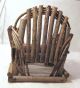 Adirondack Bent Wood Primitive Folk Art Doll Chair 8 