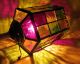 Stained Glass Lamp.  Hand Made.  Arts & Crafts Style ' 50 ' S - ' 60 ' S.  Vermont. Other Antique Home & Hearth photo 5