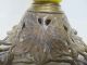 Antique Victorian 19th Century Yellow Satin Glass Gwtw Oil/kerosene Lamp 2 Yqz Lamps photo 6