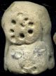 Pre - Columbian 3 Aztec Mazapan Clay Figure Heads,  Ca; 700 - 1200 Ad The Americas photo 2