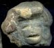 Pre - Columbian 3 Aztec Mazapan Clay Figure Heads,  Ca; 700 - 1200 Ad The Americas photo 3