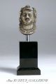 Ancient Roman Silver Goddess Female Bust Figure Appliqué Authentic C.  100 Ad Roman photo 4