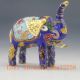 China Cloisonne Flowers Statue Elephants Other Antique Chinese Statues photo 1