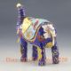China Cloisonne Flowers Statue Elephants Other Antique Chinese Statues photo 3