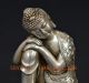 Oriental Vintage Tibetan Silver Hand - Carved Statue W Buddha Other Chinese Antiques photo 3