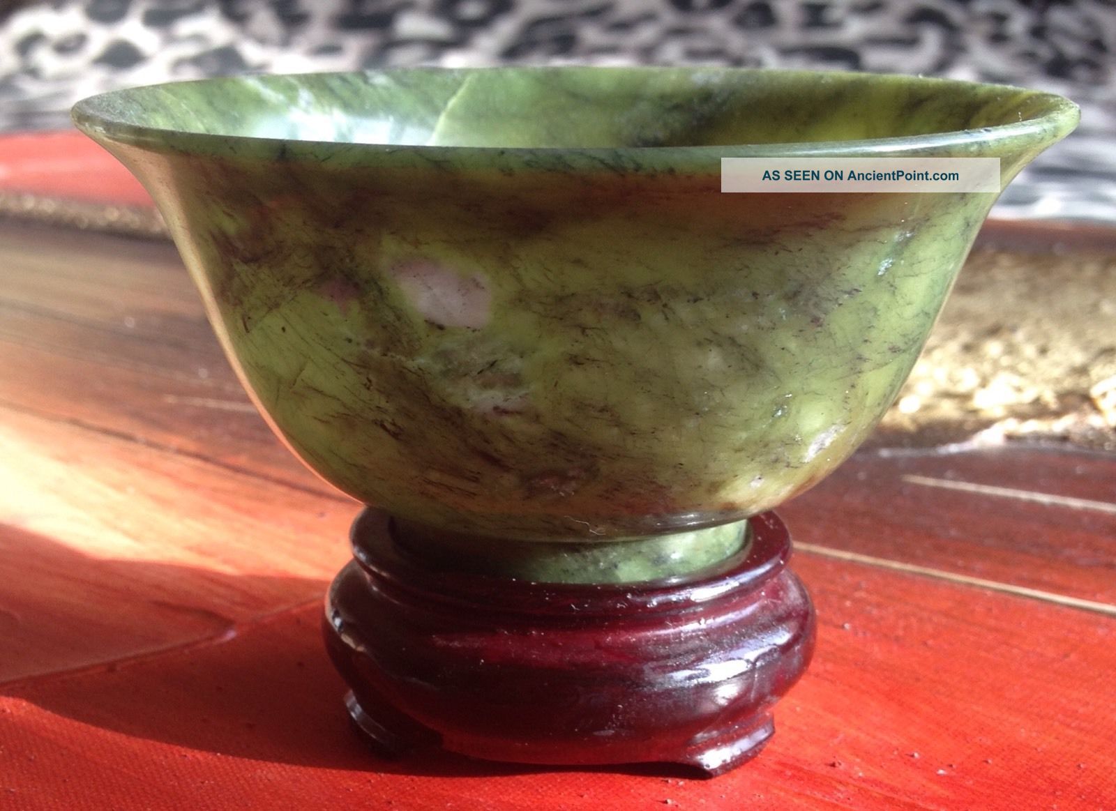 Green Jade Bowl Jade/ Hardstone photo