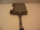 Antique Waffle Iron French Belgian Gallette 3 Hearth Ware photo 2