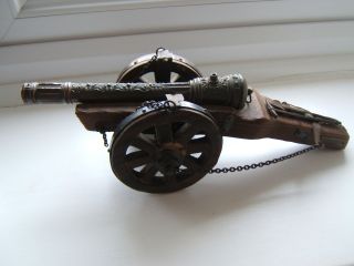 Vintage Model Antique Cannon photo