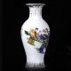 Chinese Colorful Hand - Painted Figure Porcelain Vase W Qianlong Mark Vases photo 2
