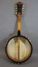 Antique Fairbanks Vega Style L 8 String Banjolin Mandolin Banjo Whyte Laydie Nr String photo 10