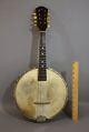 Antique Fairbanks Vega Style L 8 String Banjolin Mandolin Banjo Whyte Laydie Nr String photo 1
