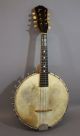 Antique Fairbanks Vega Style L 8 String Banjolin Mandolin Banjo Whyte Laydie Nr String photo 2