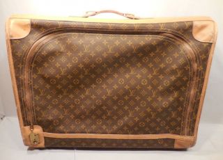 Vintage 1970 ' S Authentic French Co Louis Vuitton Suitcase 26 