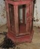 Farmhouse Red Metal Lantern Candle Holder Primitive/french Country Style Decor Primitives photo 3