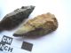 Native American Arrowheads X 3,  Archaic Artifacts,  1000bc - 8000bc (w052) Neolithic & Paleolithic photo 1