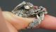 Antique Chinese Silver Dragon Ring Rings photo 6