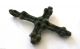 Circa.  1100 A.  D English Early Medieval Period Ae Bronze Cross Pendant British photo 3