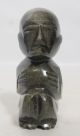Vtg Hand Carved Gold Obsidian Mayan Aztec Idol Figure Stone Statue Sculpture Yqz Latin American photo 1