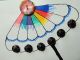 Victorian Lady Covered In Colorful Glass Buttons Buttons photo 4