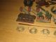 Antique Maritime Wooden Ship Anchor Hand Made Miniature Paddle Barrel Life Ring Model Ships photo 7